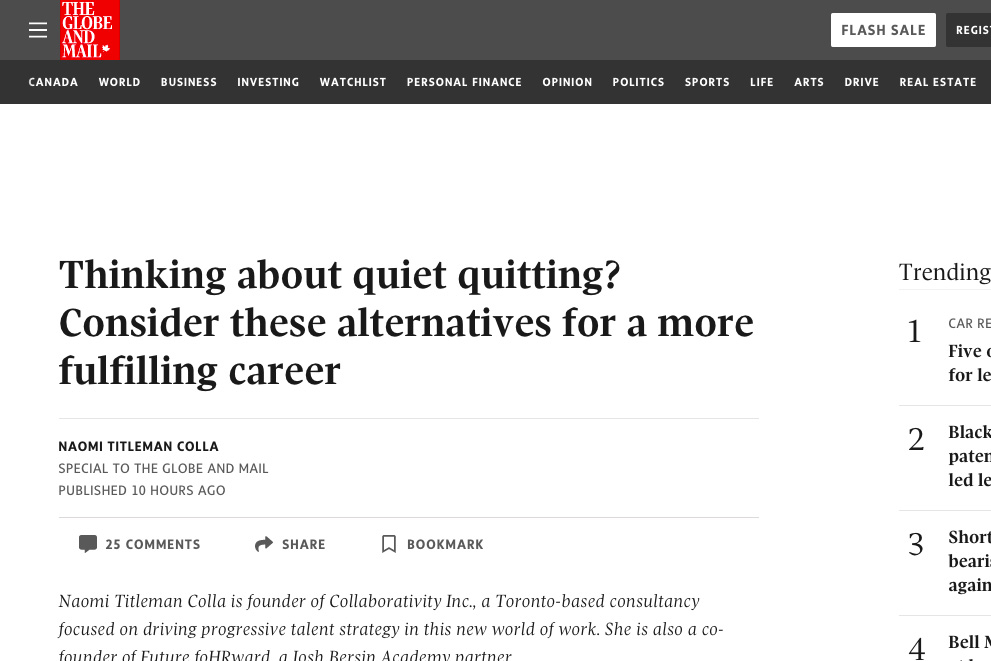 Thinking about quiet quitting? Consider these alternatives for a more fulfilling career